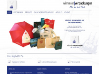 wimmler-verpackungen.at Webseite Vorschau