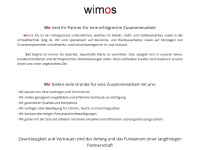wimos.ch Webseite Vorschau