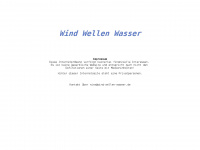 wind-wellen-wasser.de Webseite Vorschau