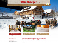 windbacherstube.at Webseite Vorschau