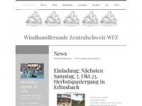windhundfreunde.ch Webseite Vorschau