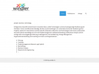 windler.ch Webseite Vorschau