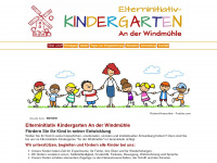 windmuehlen-kindergarten.de Webseite Vorschau