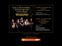 windspiel-musikgruppe.de Webseite Vorschau