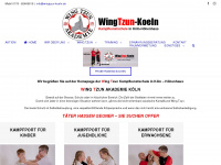wingtzun-koeln.de Webseite Vorschau