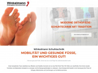 winkelmann-orthopaedie.de Webseite Vorschau