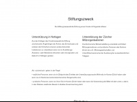 winkelriedstiftung.ch Webseite Vorschau
