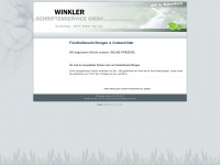 winkler-schriftenservice.ch Webseite Vorschau