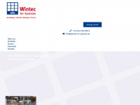 wintec-tor-systeme.de Webseite Vorschau
