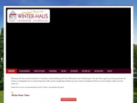 winter-haus.de Webseite Vorschau