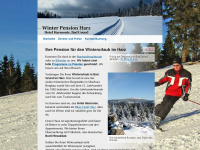 winter-pension-harz.de Webseite Vorschau
