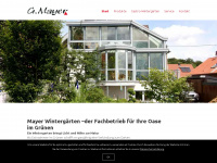 wintergaerten-mayer.de Webseite Vorschau