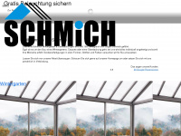 wintergarten-schmich.de Webseite Vorschau