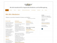 winwinmediation.at Webseite Vorschau