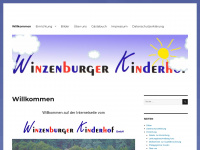 winzenburger-kinderhof.de Webseite Vorschau