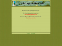 winzerfamilie-koch.de Webseite Vorschau