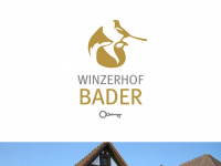 winzerhof-bader.de Webseite Vorschau