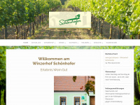 winzerhof-schoenhofer.at Webseite Vorschau