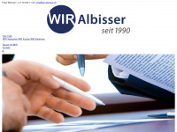 wir-albisser.ch Webseite Vorschau