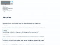 wir-gegen-rechts-ladenburg.de Webseite Vorschau