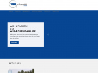 wir-rosendahl.de Webseite Vorschau
