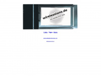 wirelesslans.de Webseite Vorschau