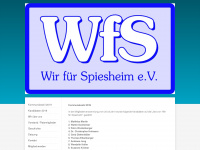 wirfuerspiesheim.de Webseite Vorschau