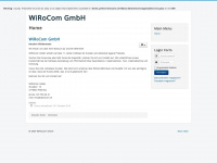 wirocom.ch Webseite Vorschau
