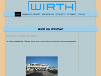 wirth-wetzikon.ch Webseite Vorschau