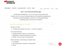 wirtschaftsinformation.ch Webseite Vorschau