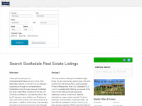 scottsdalerealestatelink.com Webseite Vorschau