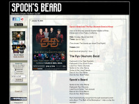 spocksbeard.com Webseite Vorschau