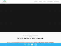 soccarena.de Webseite Vorschau