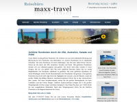 maxx-travel.de Webseite Vorschau