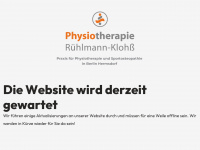 physiotherapie-ruehlmann.de Webseite Vorschau