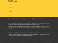 kidcreole.de Webseite Vorschau