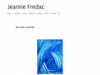 jeannefredac.com Webseite Vorschau