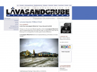 lavasandgrube.de Webseite Vorschau