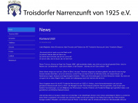 troisdorfer-narrenzunft.de Webseite Vorschau