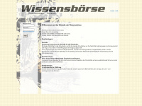 wissensboerse.ch Webseite Vorschau