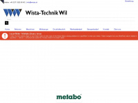 wista.ch Webseite Vorschau