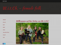 witch-music.at Webseite Vorschau