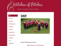 witchesofpitches.de Webseite Vorschau