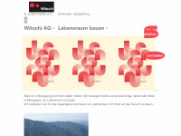 witschibau.ch Webseite Vorschau
