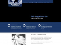 wittmann-versicherungen.at Webseite Vorschau