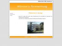 wittmoser.de Webseite Vorschau