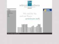 wittrock-wilkens.de Webseite Vorschau