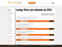 witze-paradies.de Webseite Vorschau