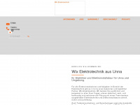wix-elektrotechnik.de Webseite Vorschau