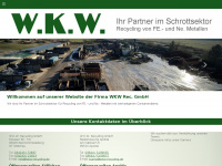 wkw-recycling.de Webseite Vorschau